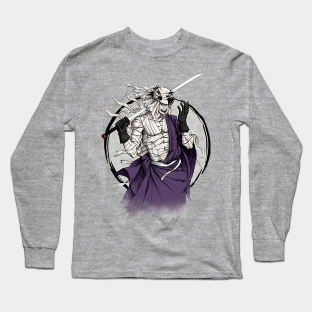 Makoto Shishio Long Sleeve T-Shirt by mcashe_art